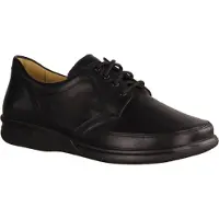 Ganter Kurt 256701-010 Herren Bequemschnürer, Schwarz, Leder, , sensitiv - Herrenschuhe Bequemschuhe, Schwarz, leder (calf-leder)