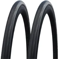 Schwalbe 2x Lugano II 25-622 Faltreifen K-Guard 700x25C Fahrradreifen Mantel