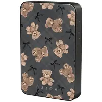 Burga BFF Teddy Magnetic PowerBank 5.000 m/Ah gunmetal