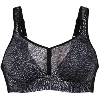 MMTC Benelux Soft-BH , Damen, Gr. 95, Cup C, schwarz-weiß (anthrazit), 49% Polyamid, 39% Polyester, 12% Elasthan, BHs Soft-BH