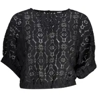 Desigual Blumen-Spitzenoberteil mit entspannter Passform