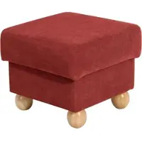 58 aufm Kessel POLSTERHOCKER Kasha Velourstoff terracotta | Gr.: onesize