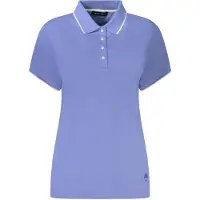 North sails Kurzarm-Poloshirt Für Damen Blau