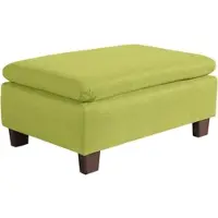 58 aufm Kessel POLSTERHOCKER Kaylil Flachgewebe apfel