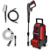 Einhell Akku-Hochdruckreiniger HYPRESSO 36/105 Power X-Change (36 V, 105 bar, 270 l/h, Hochdruckschlauch 4m, Saugschlauch 5m, 2 Düsen, Waschbürste, Lanze, ohne Batterien)