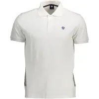 North sails Herren KURZARM-POLO Weiß 692352000_64E5D3B_BIANCO0101 : Größe - 2XL Größe: 2XL