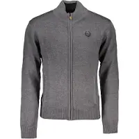Gianmarco Venturi Grigio Baumwoll Herren Cardigan