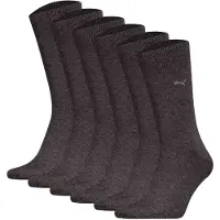 Puma Herren Socken, 6er Pack - Classic, Kurzsocken, Logo, einfarbig