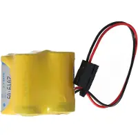 AccuCell Stecker beachten ! 6 Volt Batterie passend für BR-2/3AGCT4A, A98L-0031-0025, CL 25A, A06B-6114-K504, bitte Stecker mit originaler Batterie exakt vergleichen