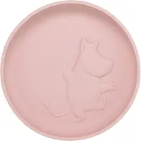 Muumi Silikonteller, Hagebutte rosa
