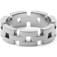 Daniel Wellington - Charming 3-Link Steel Ring DW0040102 - Circuit: 62 mm