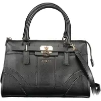 GUESS Jeans Damen Handtasche aus Polyurethan in Schwarz BG920605_NEBLACK