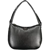 GUESS Jeans Sunetra Hobo schwarz Dreieck goldfarben Zip