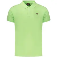NORWAY 1963 Klassisches Grün Kurzarm-Poloshirt Herren mit Applikation & Logo