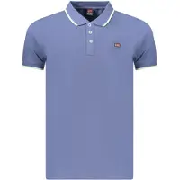 NORWAY 1963 Norwegen 1963 Blaues Baumwoll-Herren-Polo-Shirt