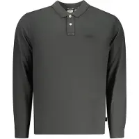 Pepe Jeans für Herren. PM542213 Langärmeliges Piqué-Poloshirt Slim Fit schwarz (L), Lässig, Baumwolle, Langarm, Nachhaltig