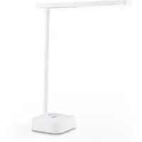 Philips Funktional Tilpa Schreibtischleuchte, Weiß, Kunststoff, Schlafzimmer, Wohnzimmer, Büro, Modern, IP20, III