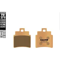 Galfer Bremsbeläge Kh355 Gesintert Metallic (Gold) Atv Kymco/Masai/Sym