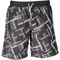 Karl Lagerfeld Nero Polyester Herren Badeshorts