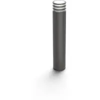 Philips White Lucca Outdoor Wegeleuchte anthrazit, Intelligente Sockel-/Pfostenbeleuchtung, Bluetooth/Zigbee, Anthrazit, LED, Aluminium, E27