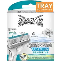 Wilkinson Quattro 4 Skin Protection Rasierklingen, 8er Pack x 10