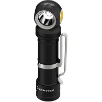 ArmyTek Optoelectronics Wizard C2 Pro Max LR Warm LED Taschenlampe mit Gürtelclip Holster akkubetrieben