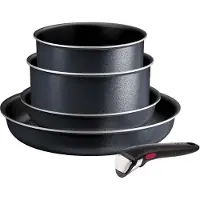 Tefal Ingenio L7239523, Gemischtes Set, Grau, Aluminium, Titan, Schwarz, Edelstahl, Thermo-Punkt