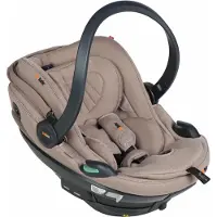 BeSafe Go Beyond 2 Babyschale inkl. Beyond Basis, Dark Sand Soft Breeze