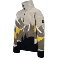 Brunotti Skipullover Rodrigy-Print Fleece Jungen Black-Größe 152