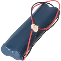 AccuCell Notleuchtenakku NiMH 4,8V L2x2 Mignon mit Kabel und Stecker ersetzt Esylux EN10061998