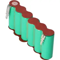 AccuCell Akku passend für Wolf Rasenschere Accu 60, ACCU60, 6 VSE 4/5A7,2 Volt 2150mAh