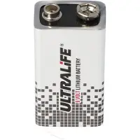 Ultralife Lithium Batterie 9 Volt, E-Block, U9VL, U9VL-J, U9VL-J-P