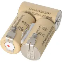 AccuCell Akku passend für Hand-Staubsauger 3,6 Volt FASTON 4,8 mm