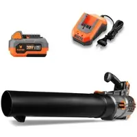 FUXTEC 20V Akku Laubbläser FX-E1LB20 mit Schnellladegerät