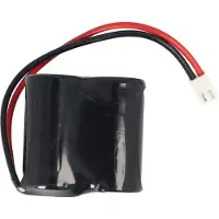 AccuCell Notleuchtenakku NiMH 2,4V 4000mAh F1x2 Baby C mit 150mm Kabel und Stecker ersetzt Zumtobel 00072882