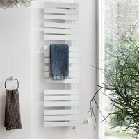 Hsk Yenga Handtuchwärmekörper 60 x 182,4 cm werkseitig befüllt, Heizstab 2 rechts unten