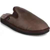 Shepherd Herren Lammfellhausschuh Adam, oiled antique 45