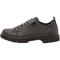 Art für Damen. 118971101003_001 1897 Birmingham Lederschuhe schwarz (43), Schnürsenkel, Lässig