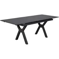 Mr. Deko Ausziehtisch Granada 160/210 x 90 cm dark grey Aluminium
