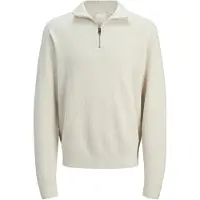 Jack & Jones Einfarbig Strickjacke Mit Viertelreißverschluss