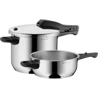 WMF Perfect 07.9266.9990, 9,5 l, Keramik, Gas, Halogen, Induktion, Versiegelte Platte, Edelstahl, Edelstahl, 6,5 l, 3 l