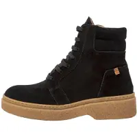 El naturalista für Damen. 25900S101005_001 Leder-Stiefeletten N5900S Arpea schwarz (38), Wohnung, 1 bis 3 cm, Lässig