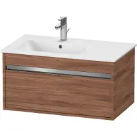 Duravit Waschtischunterschrank Ketho 80x47,5cm, Nussb Nat, 1 Ausz., wandhängend