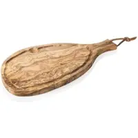 WAS Germany Servierbrett mit Griff PURE OLIVE, 50 x 23 cm, Olivenholz