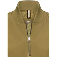Camel active Bomberjacke mit seitlichem Reißverschluss in Oliv | Gr.: 36
