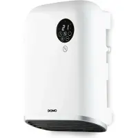 Domo DO7357F, Elektrischer Raumheizlüfter, 1,4 m, IP24, Drinnen, Wand, Weiß