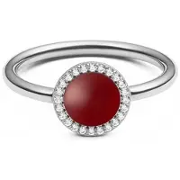 Daniel Wellington Elegant Ring With Red Agate And Crystals Audrey Dw0040123