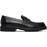Clarks Shoes Loafer Berwick Low im klassischen Design 1216 Black Leather 44