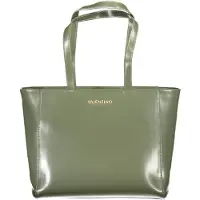 Mario Valentino Damentasche Grün: Umweltfreundliche Schultertasche mit Innentaschen