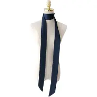 INF Eleganter, schmaler Schal aus 100 % Seide – vielseitiges Accessoire Blue